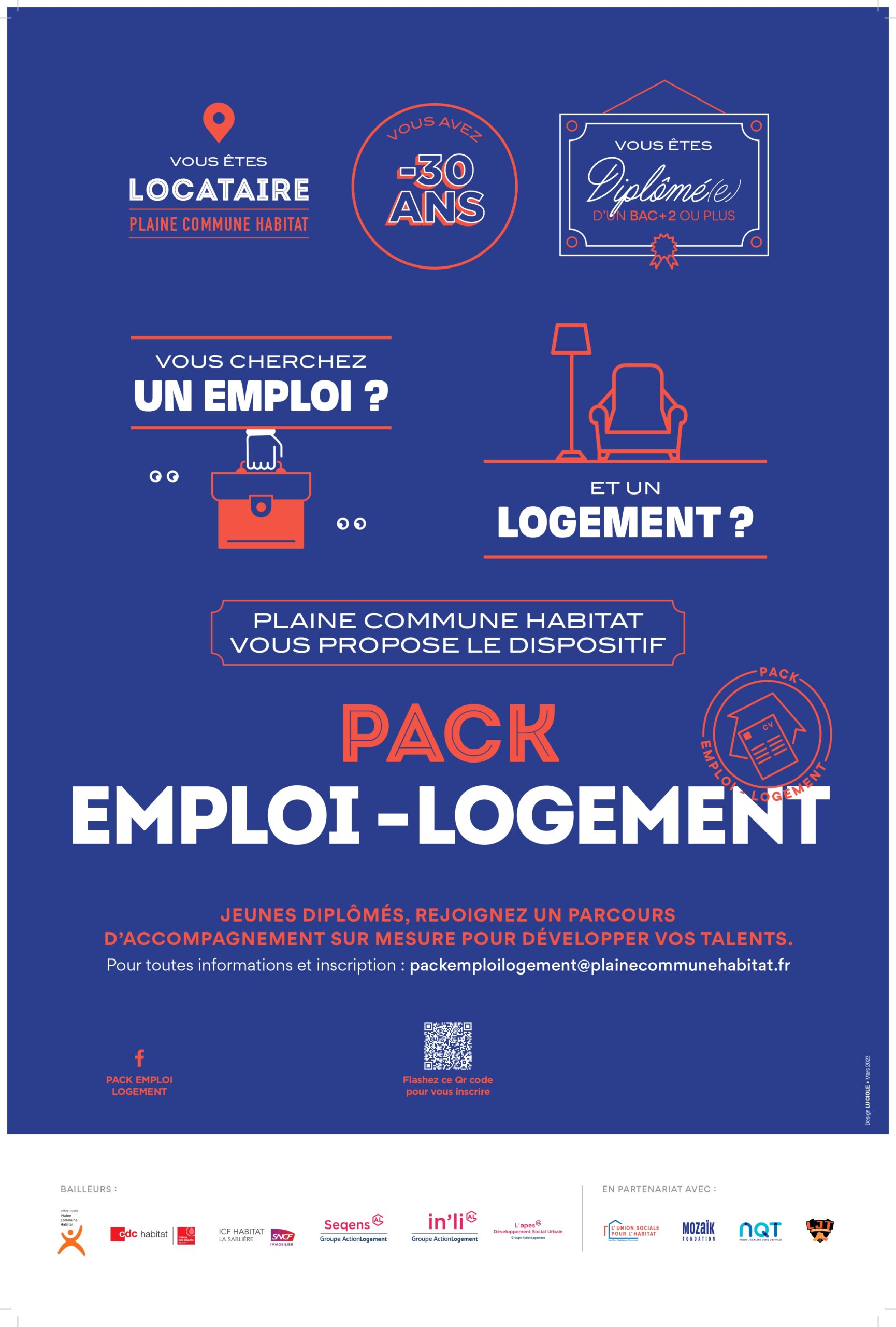 Pack Emploi/Logement un bon plan à saisir pour les jeunes locataires de Plai… L’ile Saint Denis